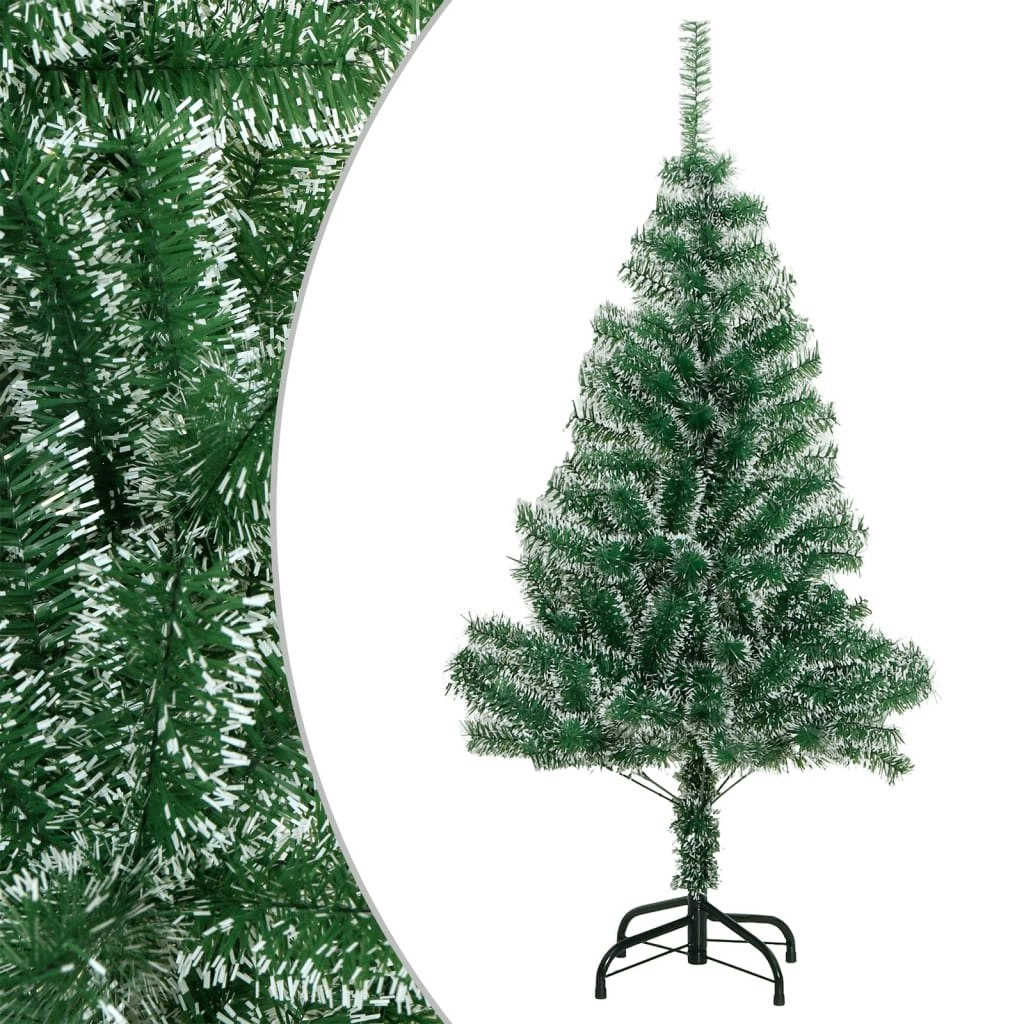 Artificial Christmas Tree with Flocked Snow Green 120 cm 357772