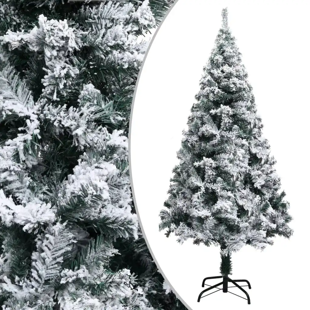 Artificial Christmas Tree with Flocked Snow Green 150 m PVC 320963