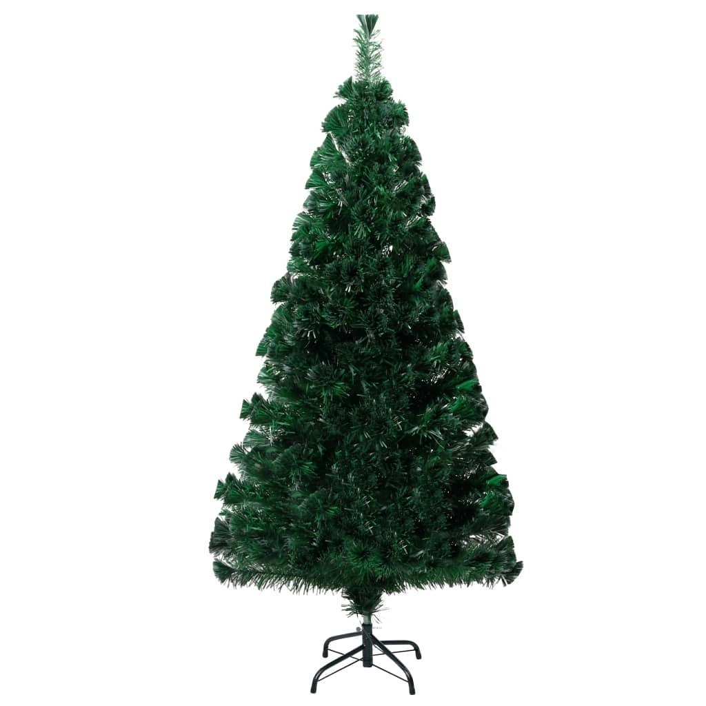 Artificial Christmas Tree with Stand Green 150 cm Fibre Optic 329061