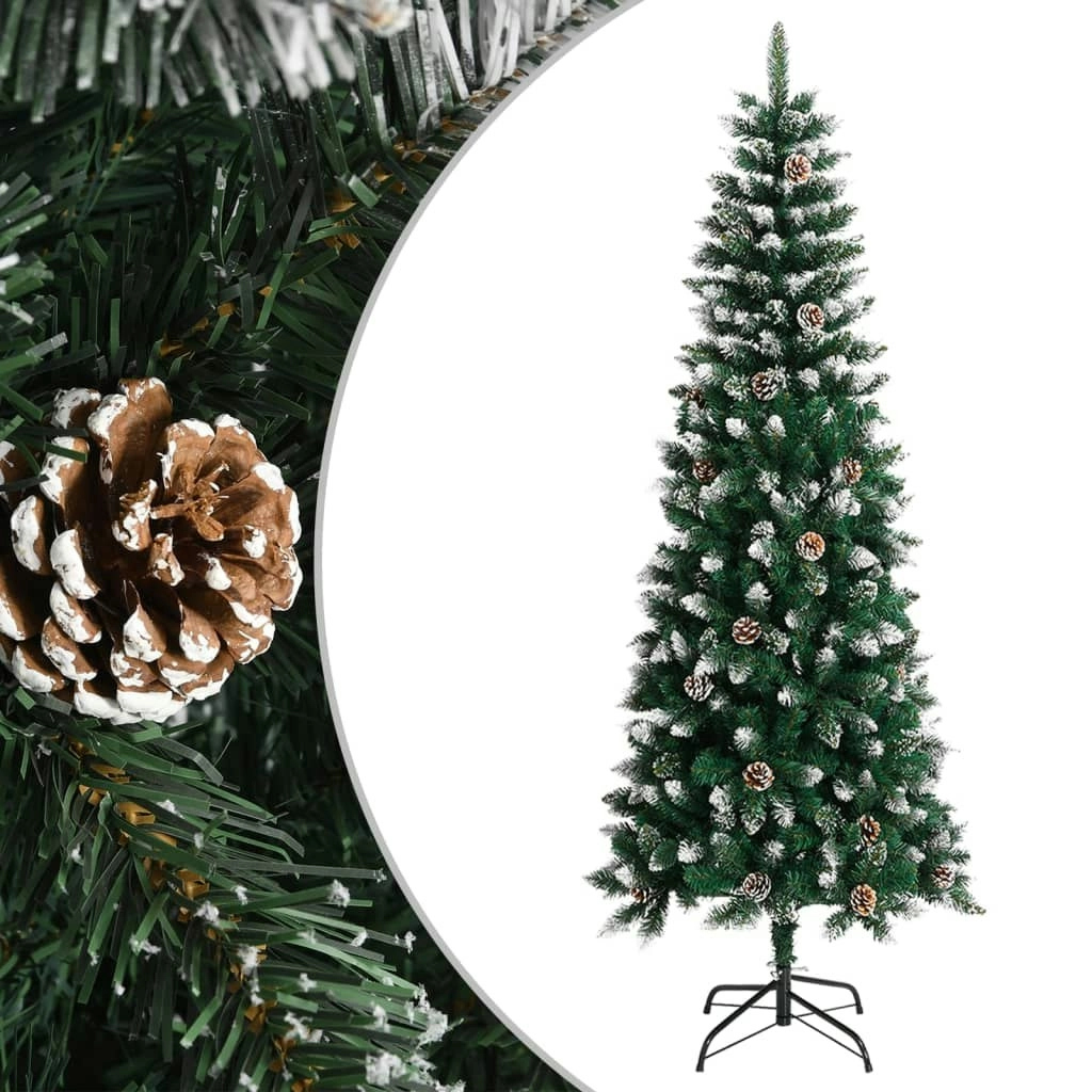 Artificial Christmas Tree with Stand Green 240 cm PVC 345177