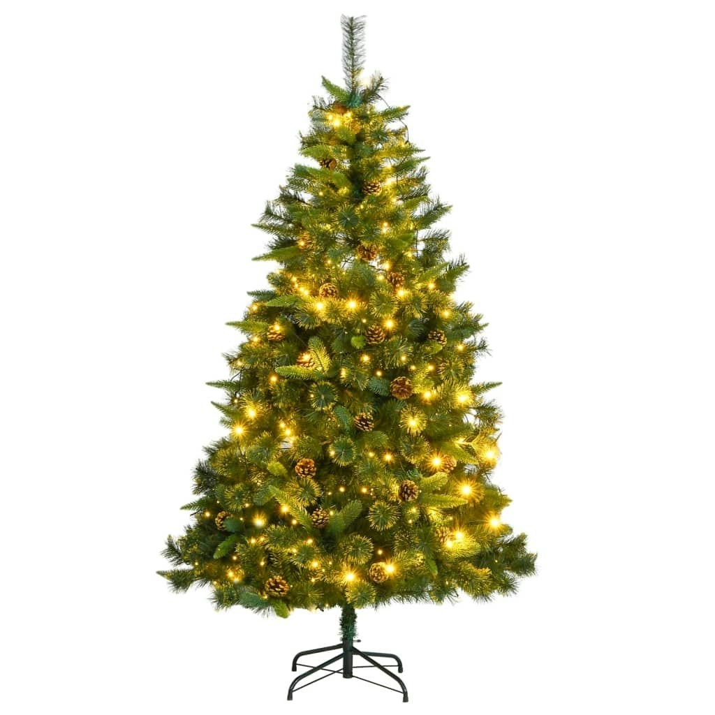 Artificial Hinged Christmas Tree 300 LEDs 180 cm 3210207