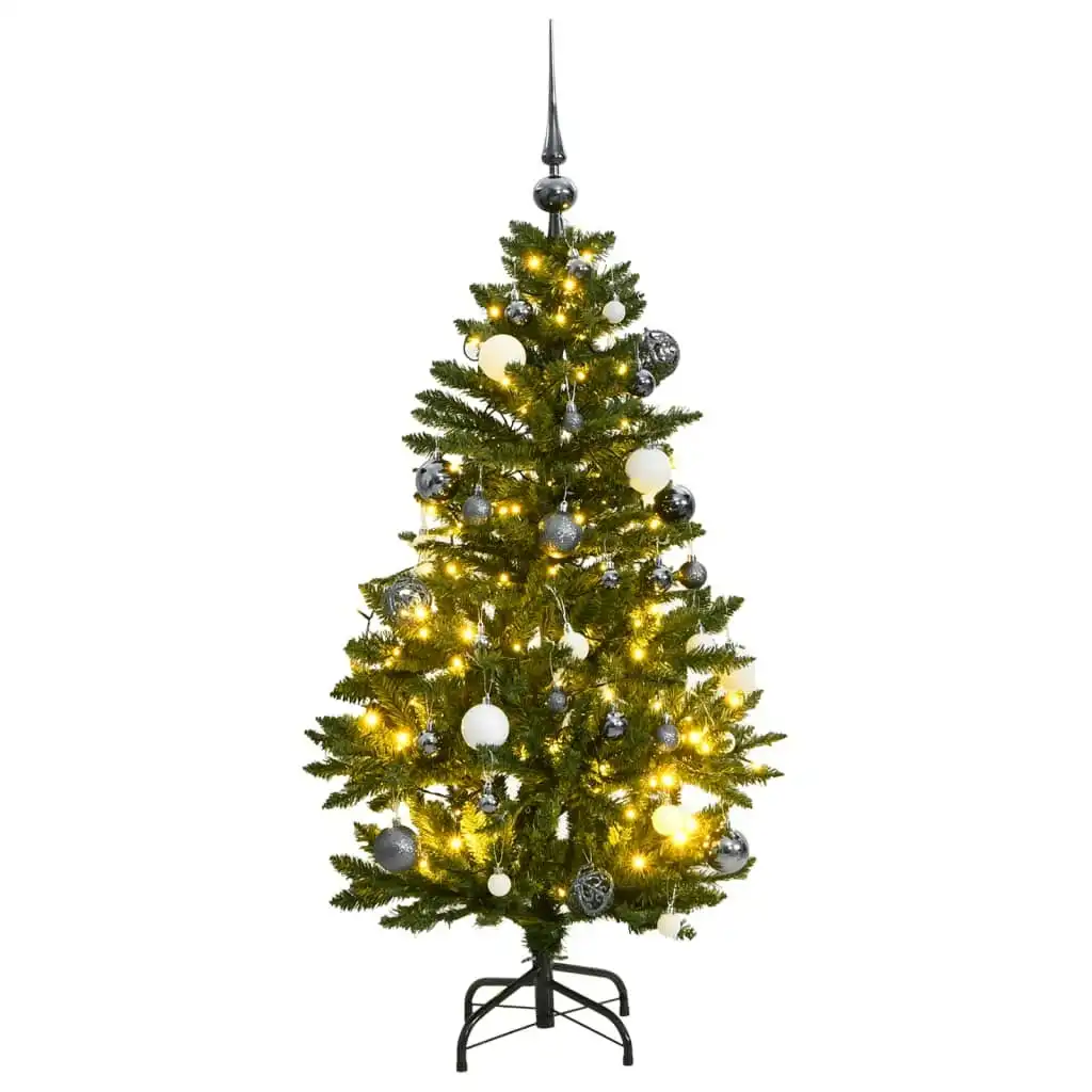 Artificial Hinged Christmas Tree with 150 LEDs & Ball Set 120 cm 3210101