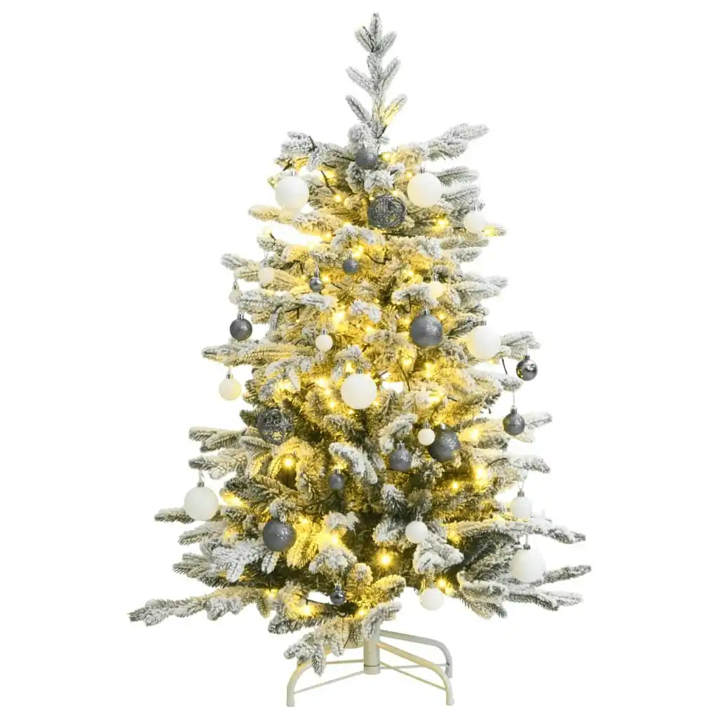 Artificial Hinged Christmas Tree with 150 LEDs & Ball Set 150 cm 3210470