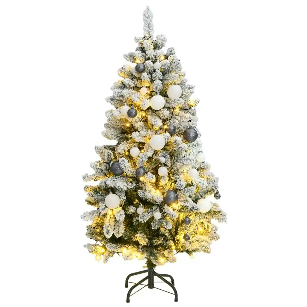 Artificial Hinged Christmas Tree with 150 LEDs & Ball Set 150 cm 3210106