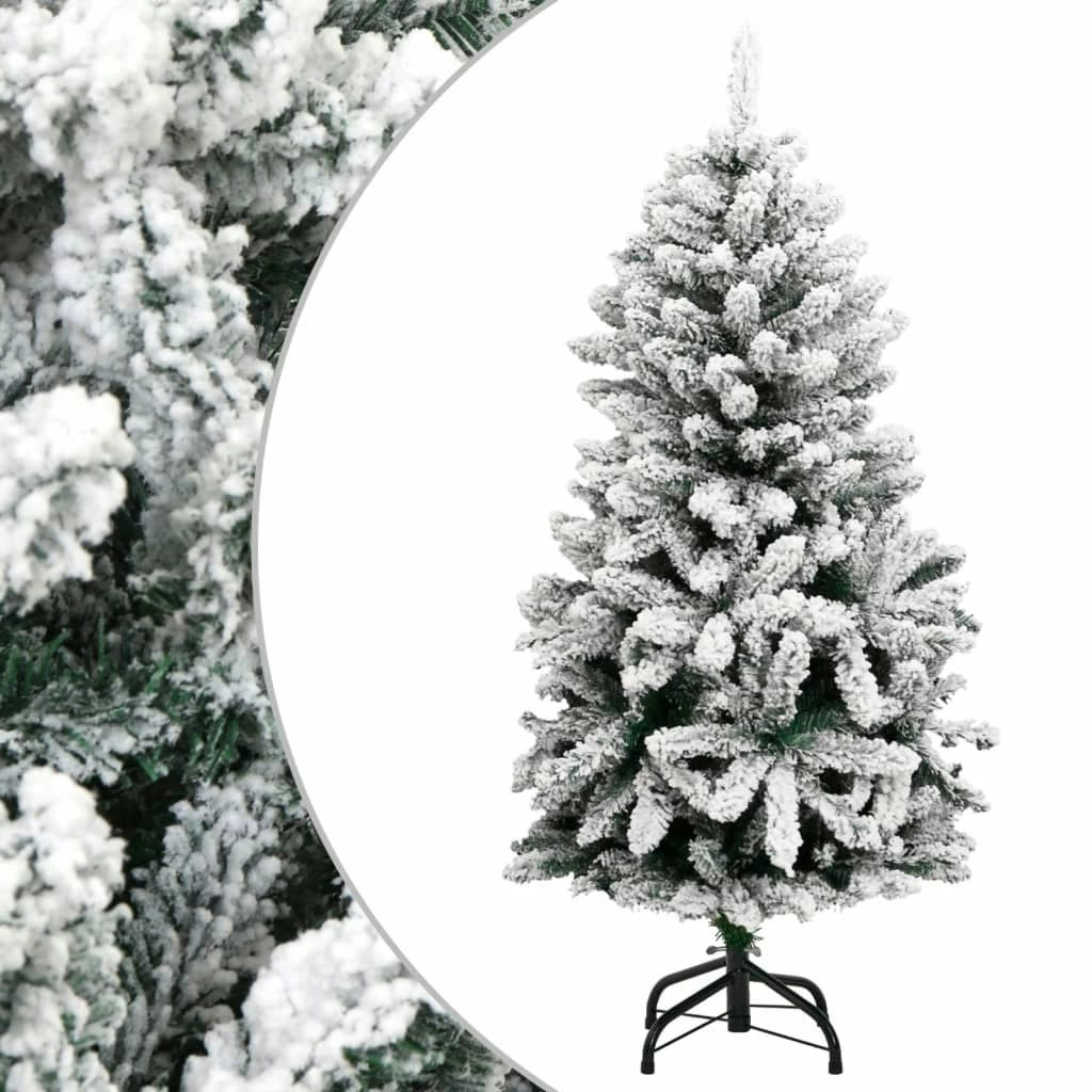 Artificial Hinged Christmas Tree with Flocked Snow 150 cm 357792