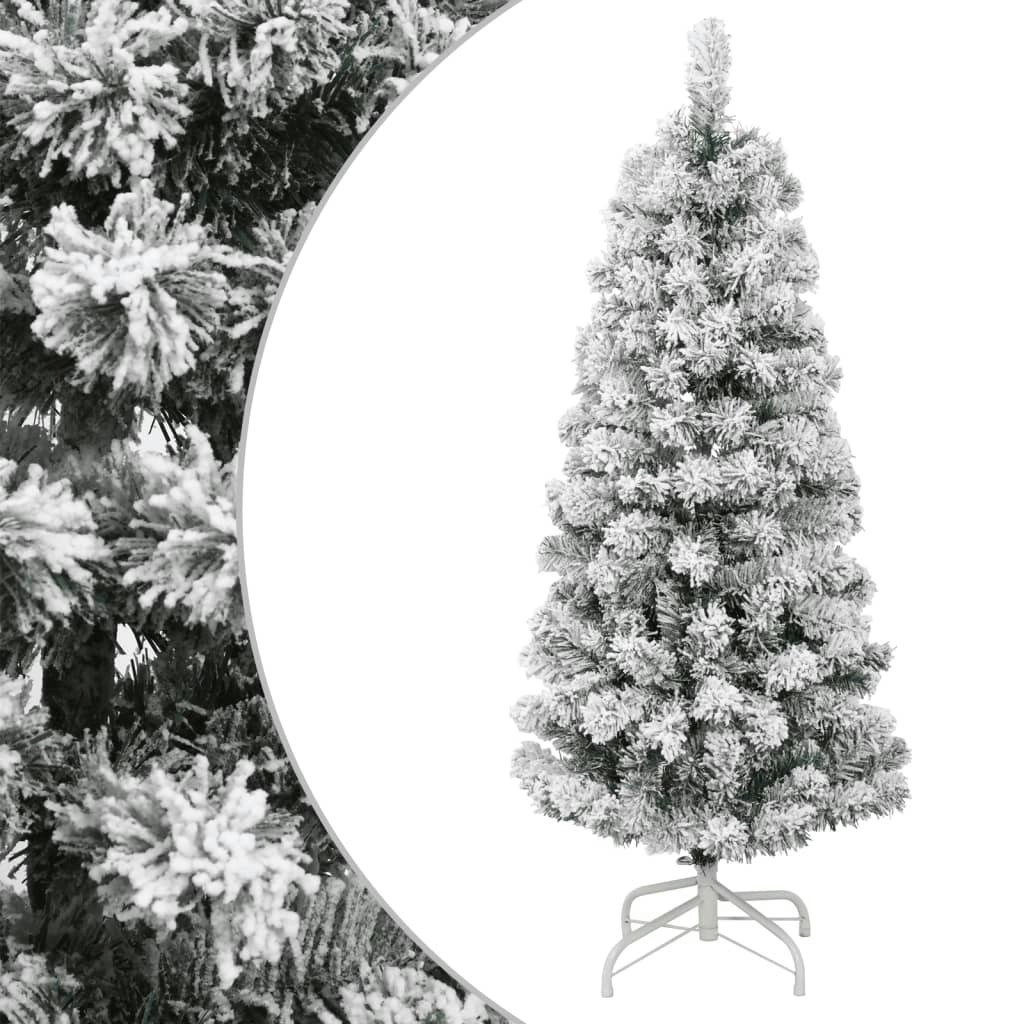 Artificial Hinged Christmas Tree with Flocked Snow 120 cm 358379