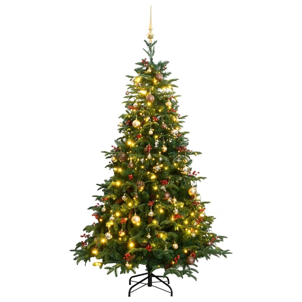 Artificial Hinged Christmas Tree with 300 LEDs & Ball Set 180 cm 3210480