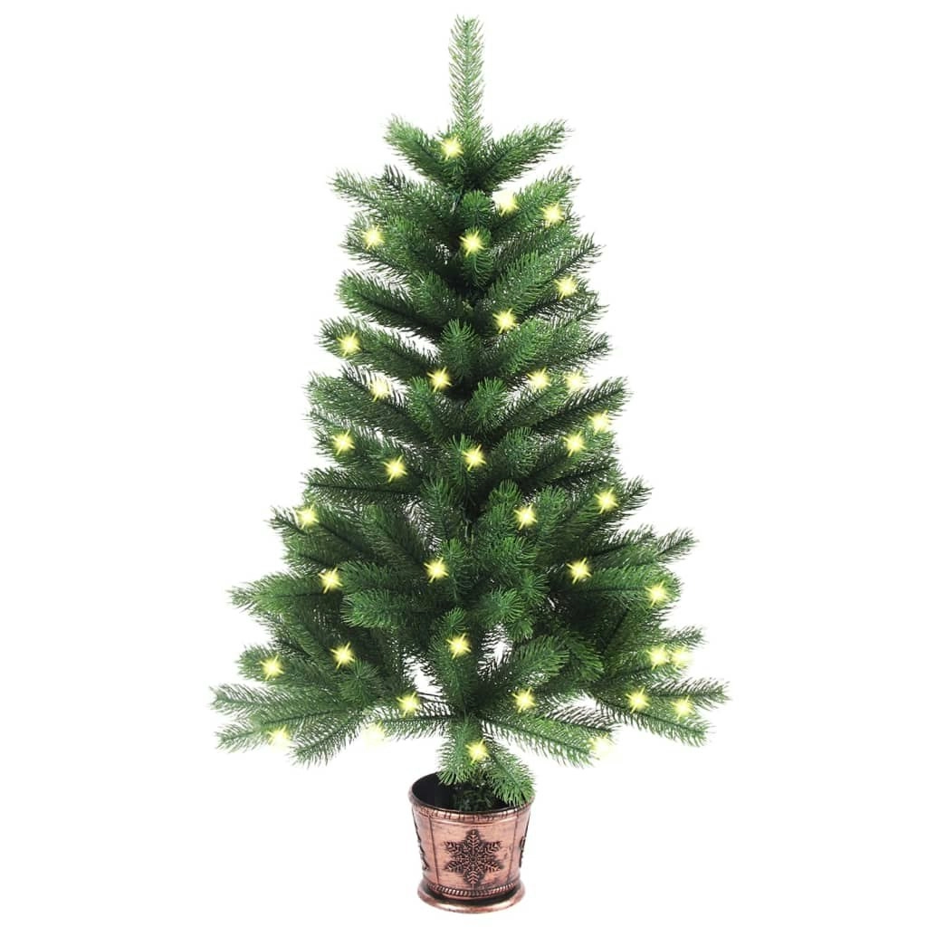 Artificial Pre-lit Christmas Tree 65 cm Green 3077465