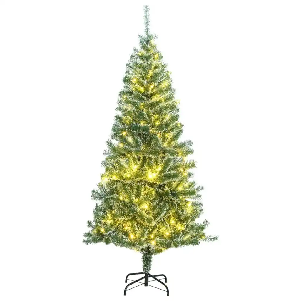 Artificial Christmas Tree 300 LEDs & Flocked Snow 210 cm 3210108