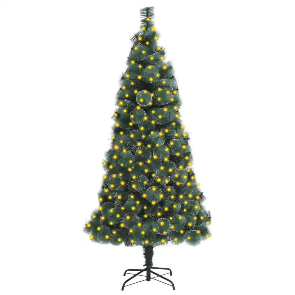 Artificial Pre-lit Christmas Tree with Stand Green 240 cm PET 3077777