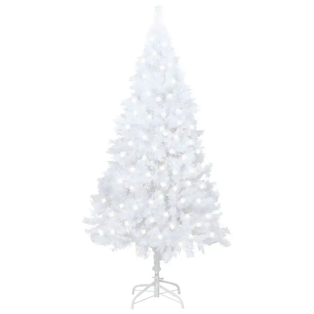 Artificial Pre-lit Christmas Tree with Thick Branches White 120 cm 3077453