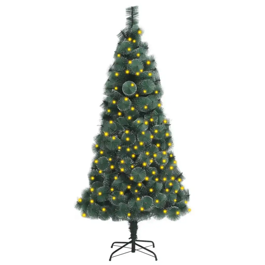 Artificial Pre-lit Christmas Tree with Stand Green 120 cm PET 3077773