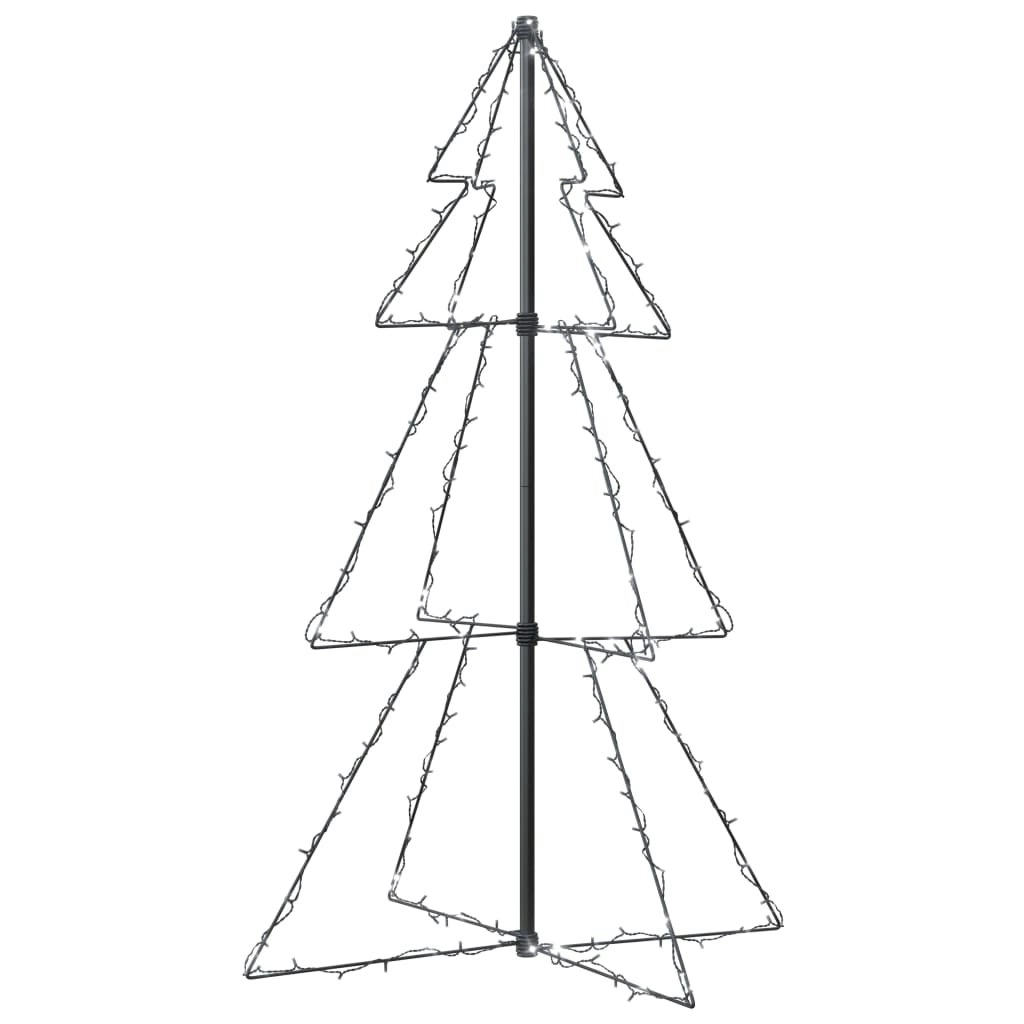 Christmas Cone Tree 160 LEDs Indoor and Outdoor 78x120 cm 328564