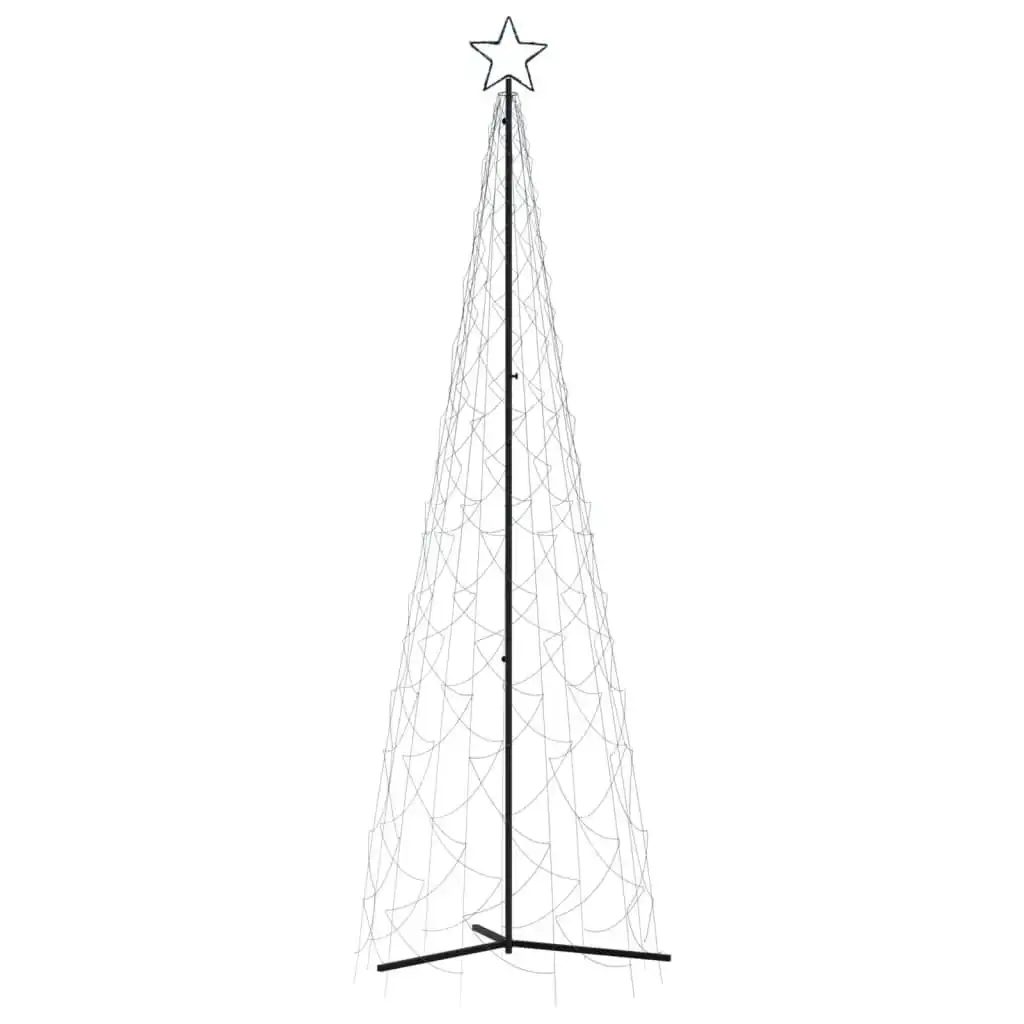 Christmas Cone Tree Blue 500 LEDs 100x300 cm 343709