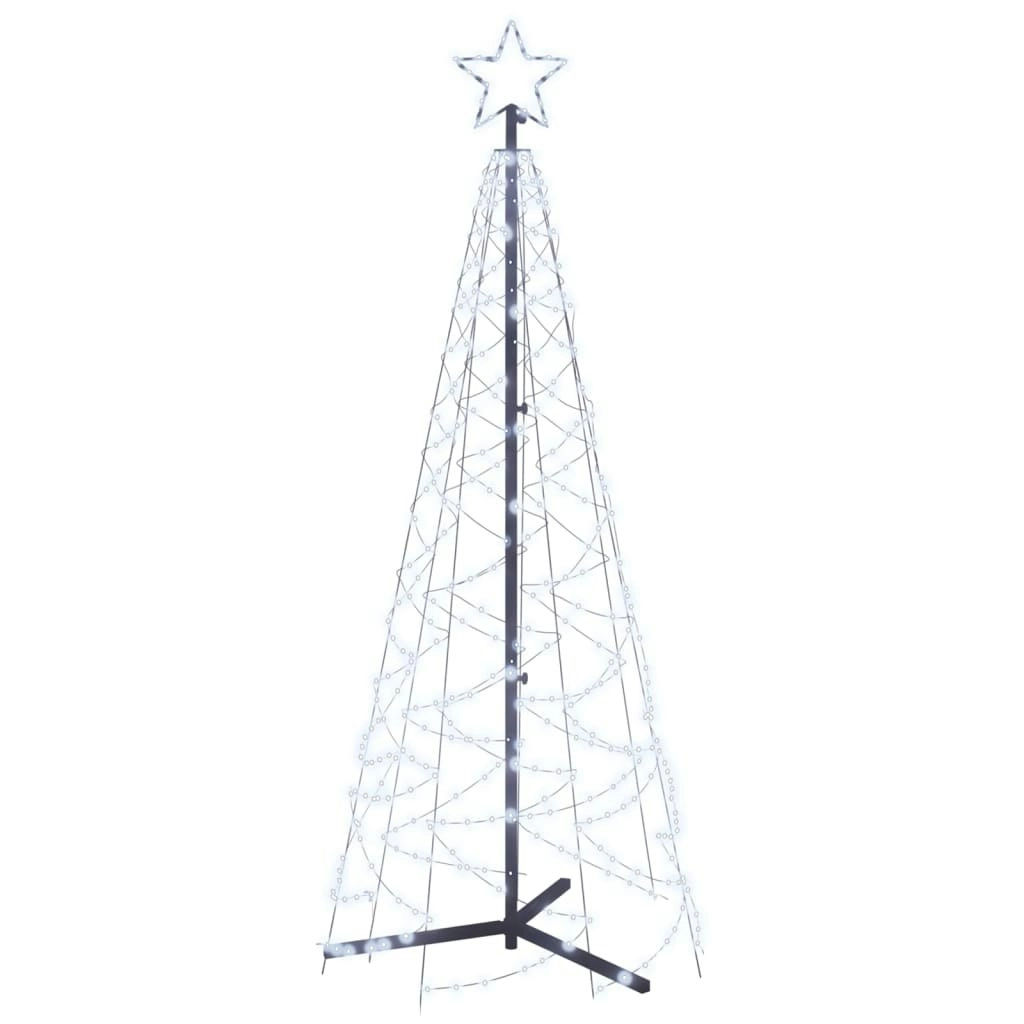 Christmas Cone Tree Cold White 200 LEDs 70x180 cm 343502