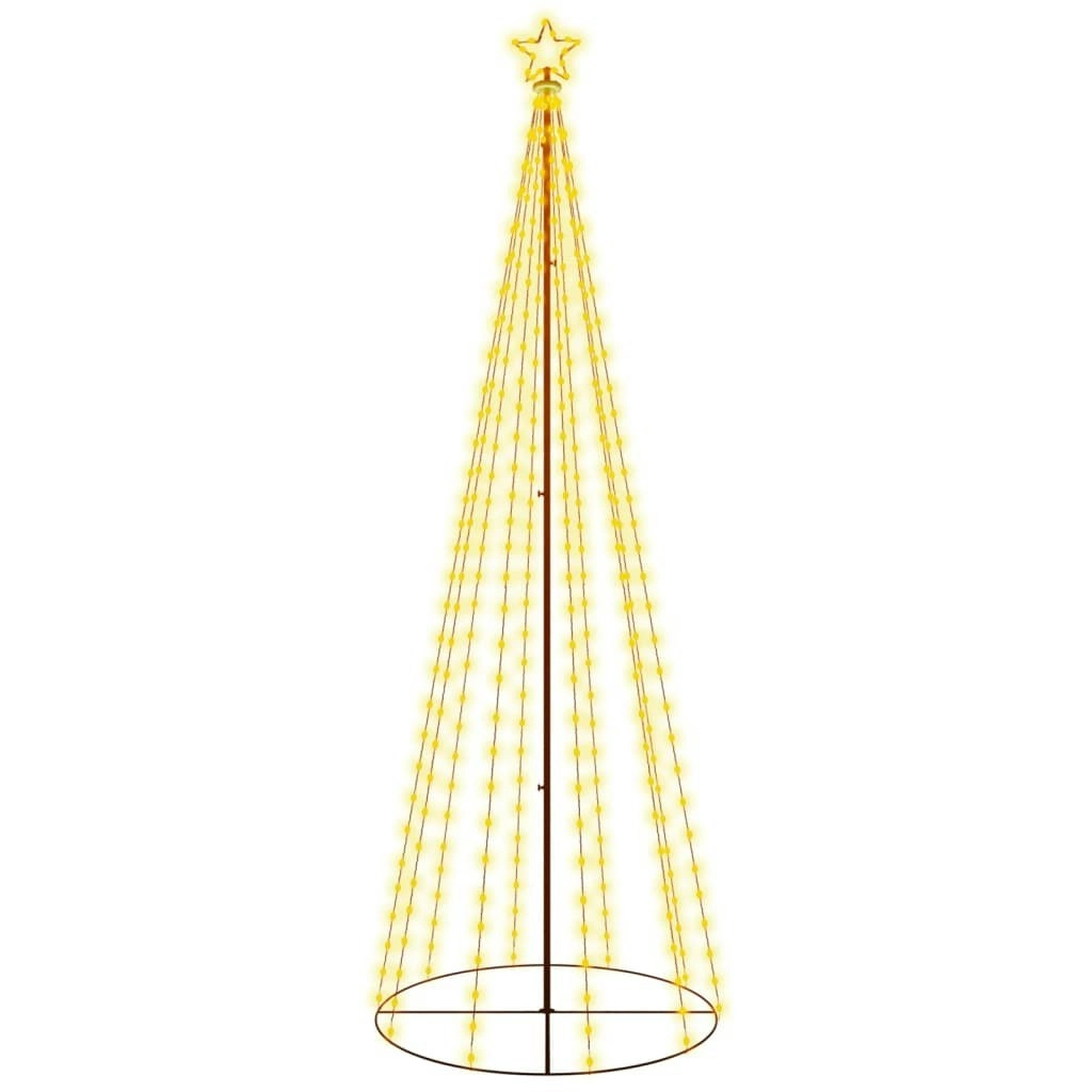 Christmas Cone Tree Warm White 310 LEDs 100x300 cm 343490