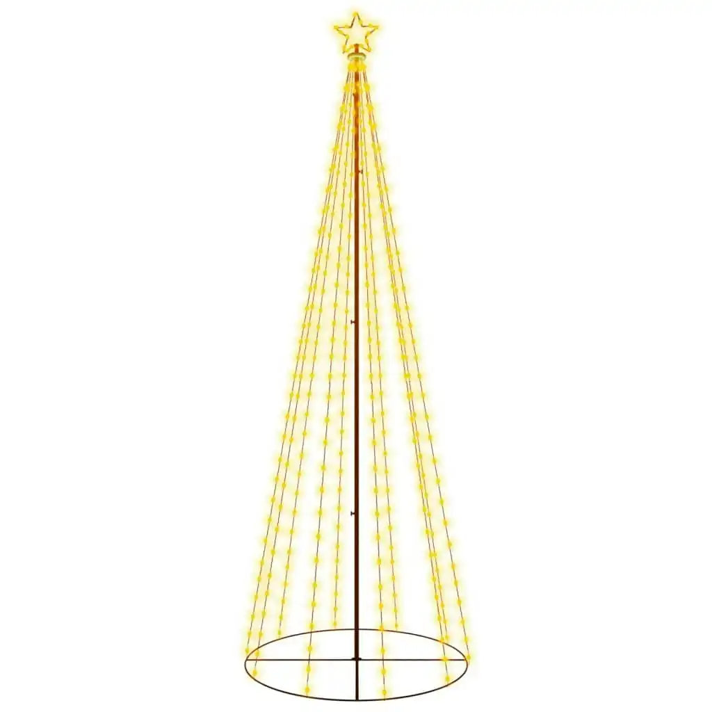 Christmas Cone Tree Warm White 310 LEDs 100x300 cm 343490