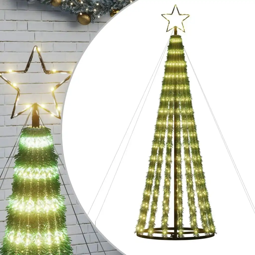 Christmas Tree Light Cone 275 LEDs Warm White 180 cm 358064