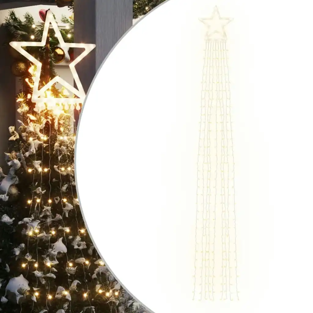 Christmas Tree Light 320 LEDs Warm White 375 cm 356923