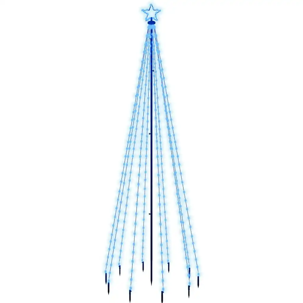 Christmas Tree with Spike Blue 310 LEDs 300 cm 343557