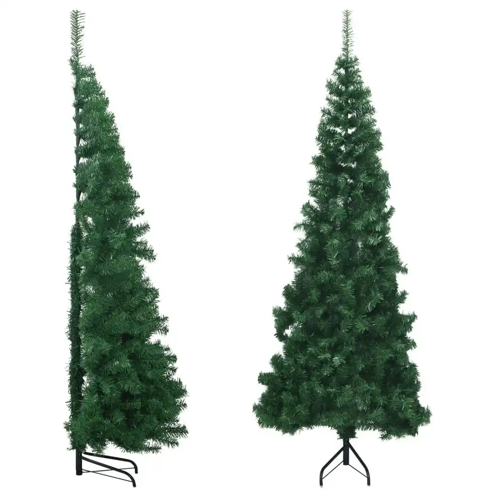 Corner Artificial Christmas Tree Green 180 cm PVC 329164