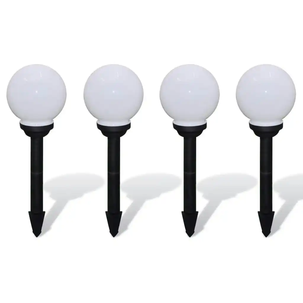 Outdoor Pathway Lamps 4 pcs LED 15 cm with Ground Spike 40863