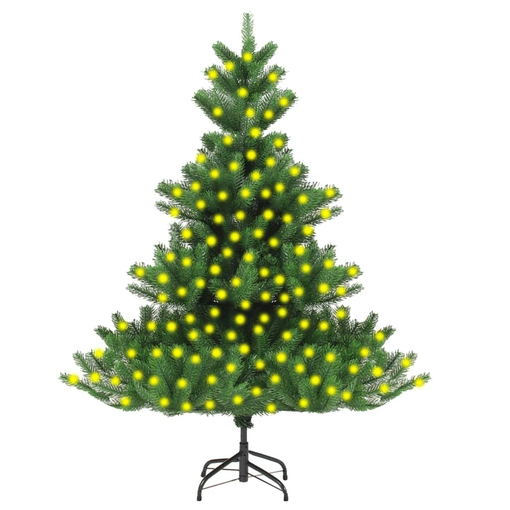 Nordmann Fir Artificial Pre-lit Christmas Tree Green 240 cm 3077476