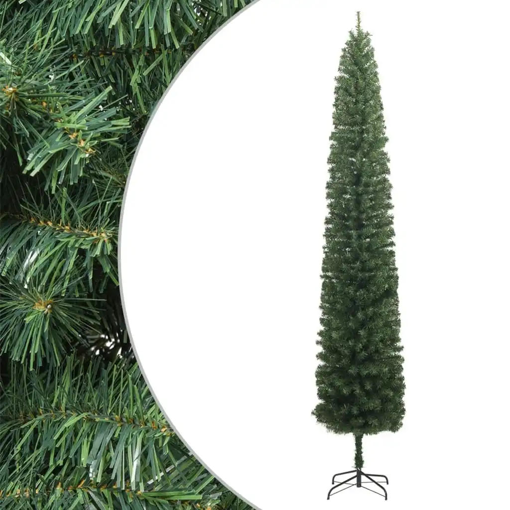 Slim Christmas Tree with Stand 270 cm PVC 357684