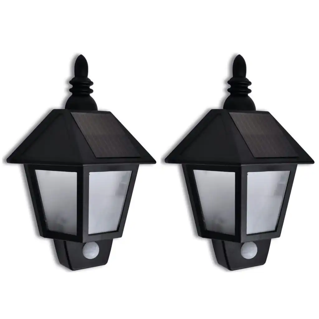 Solar Wall Lamp with Motion Sensor 2 pcs 270518