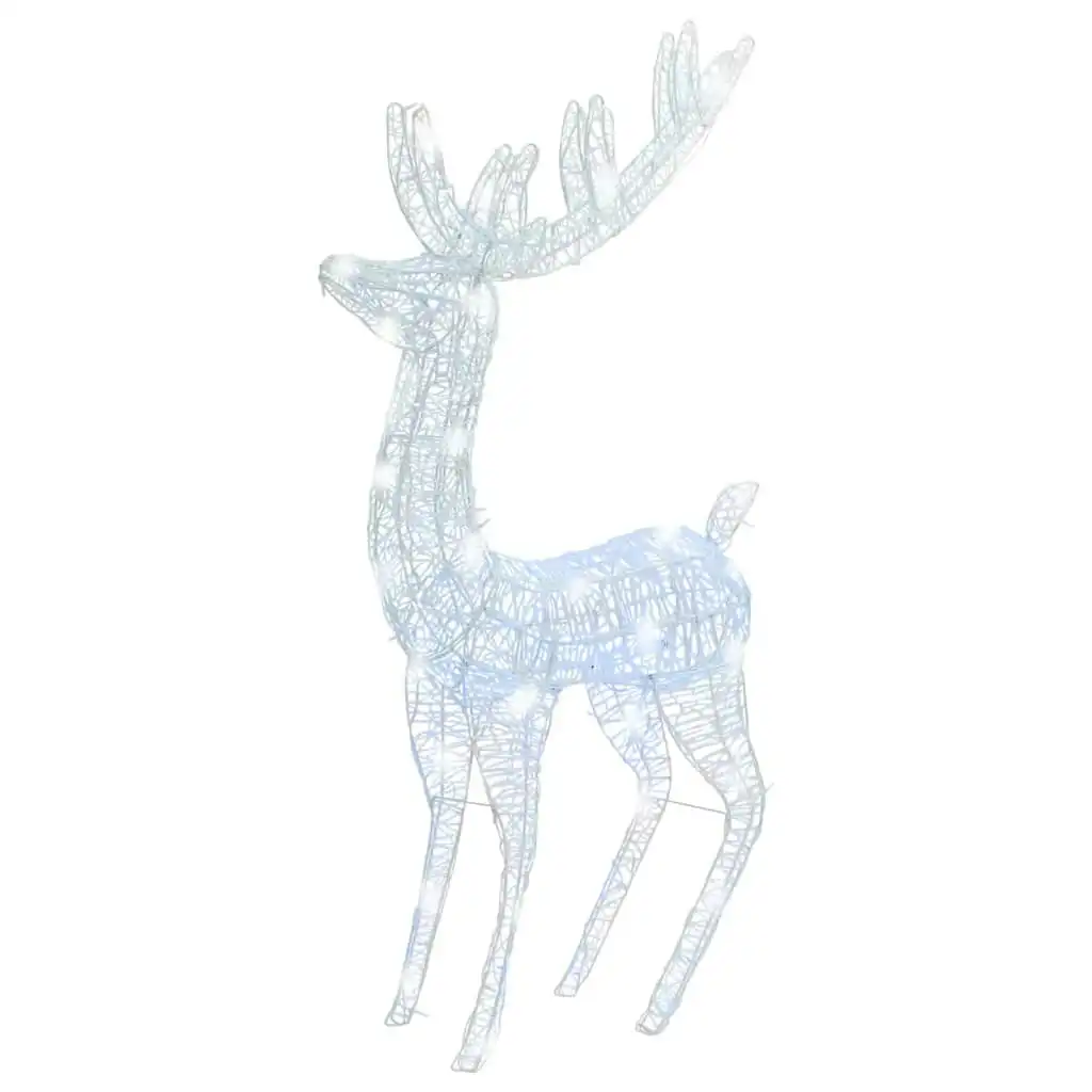 XXL Acrylic Christmas Reindeer 250 LED 180 cm Cold white 329786