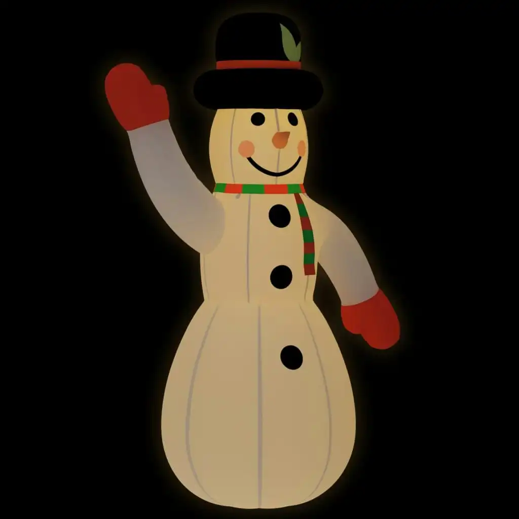 Inflatable Snowman with LEDs 620 cm 345280