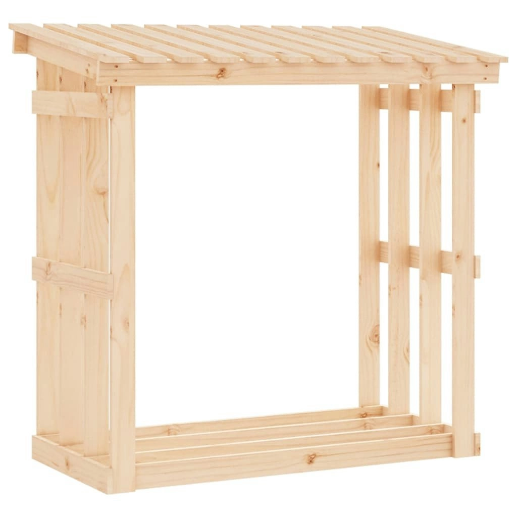 Firewood Rack 108x64.5x109 cm Solid Wood Pine 822427