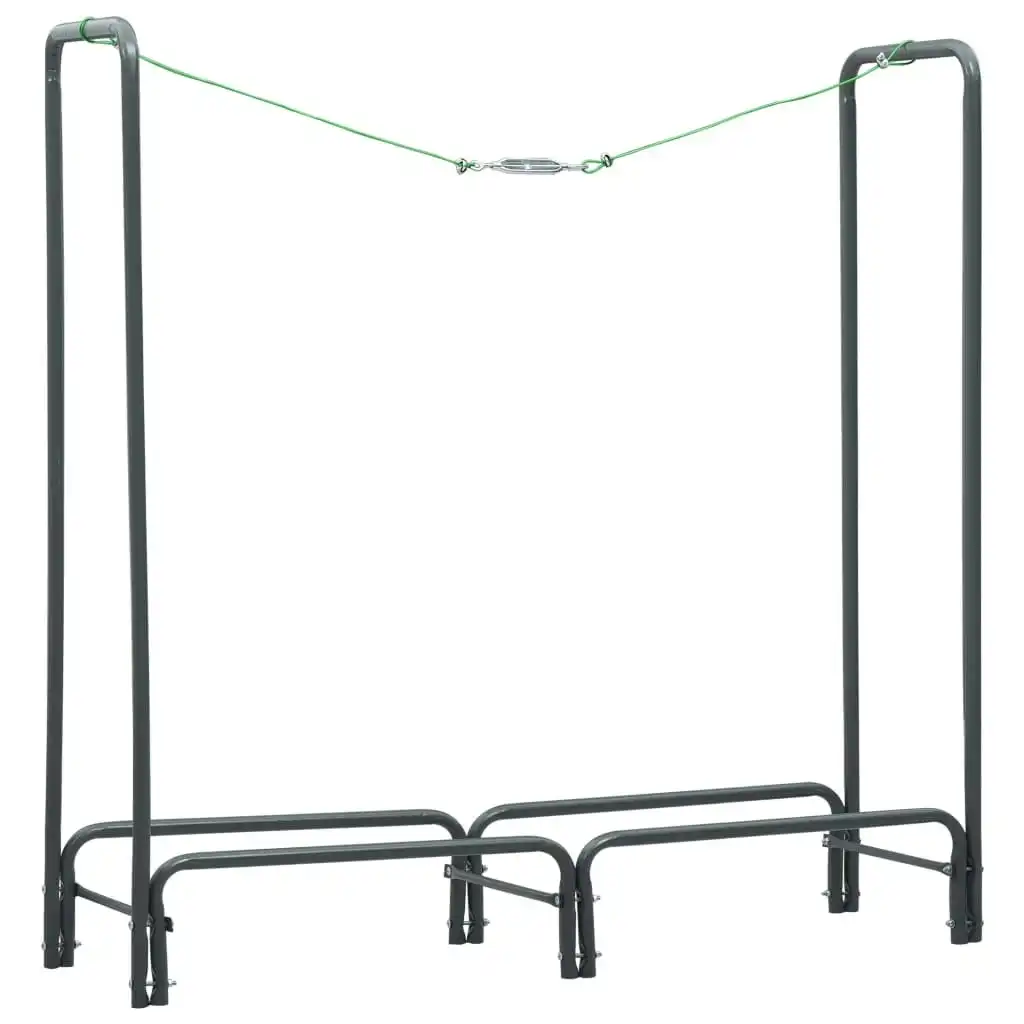 Firewood Rack Anthracite 120x35x120 cm Steel 286290