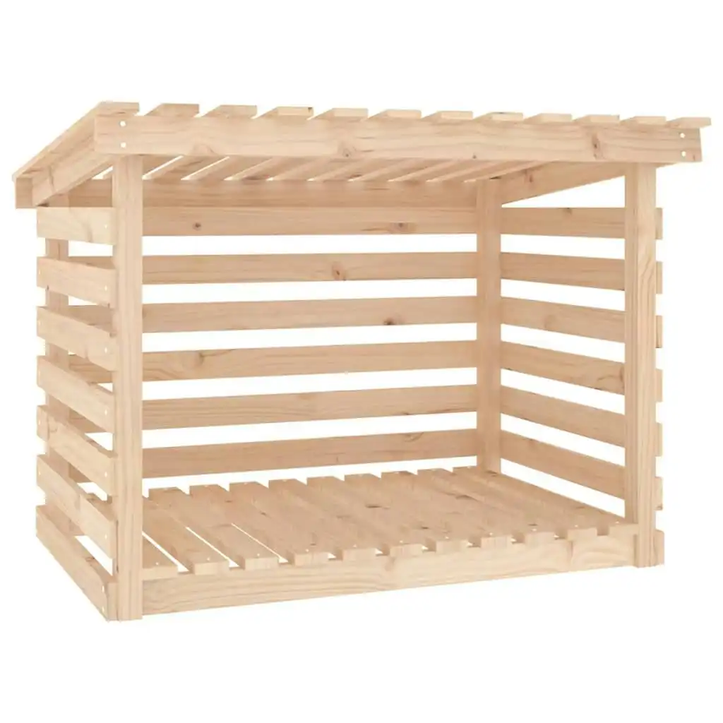 Firewood Rack 108x73x79 cm Solid Wood Pine 822227