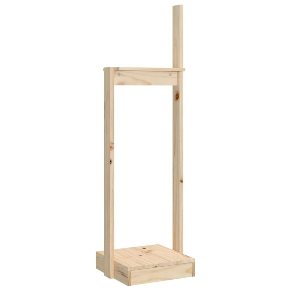 Log Holder 33.5x30x110 cm Solid Wood Pine 822616