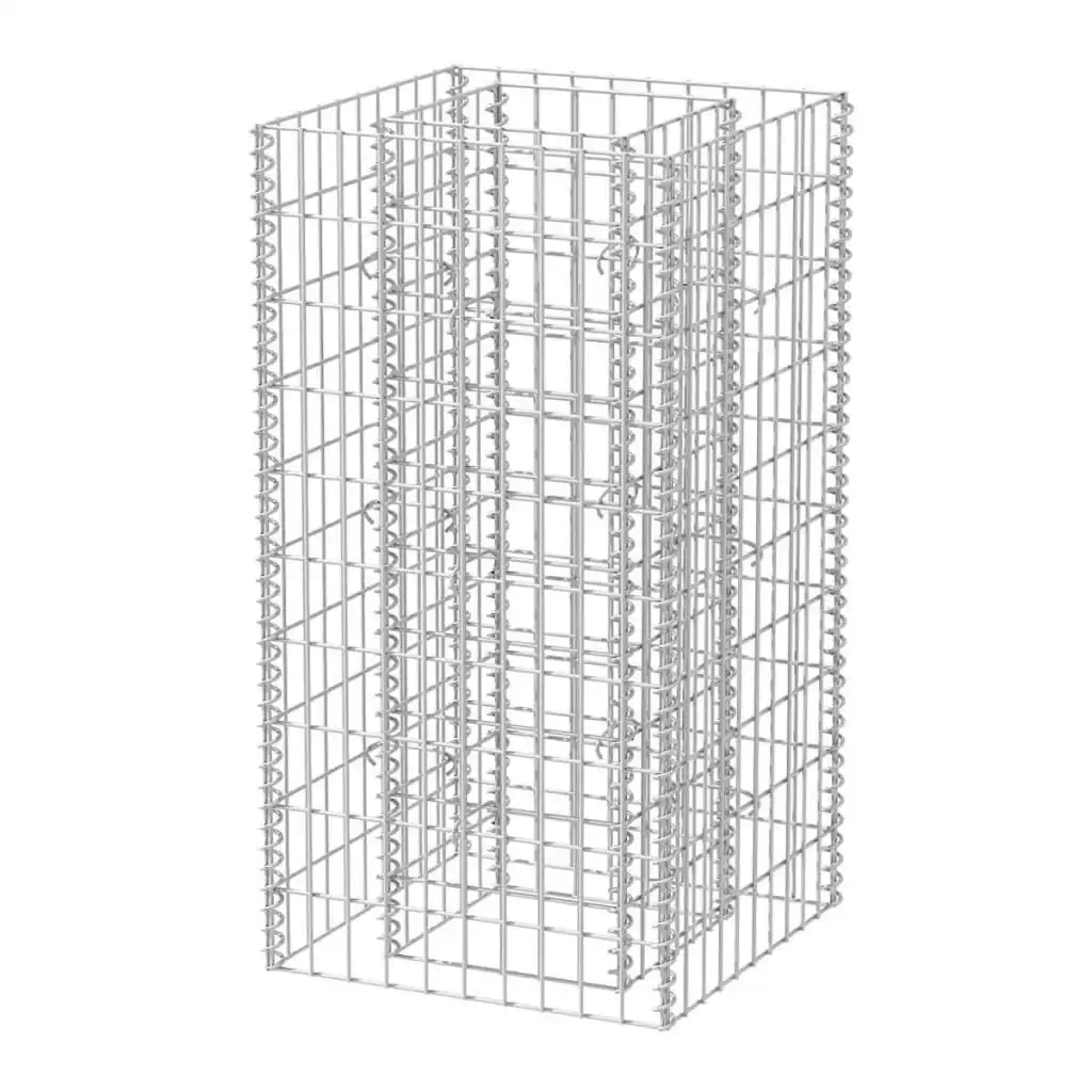 Gabion Raised Bed Steel 50x50x100 cm 142557