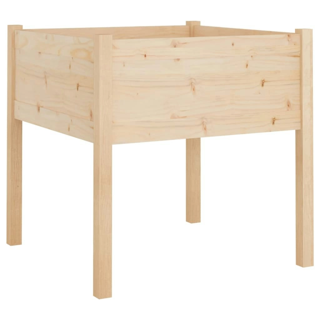 Garden Planter 70x70x70 cm Solid Pinewood 810809