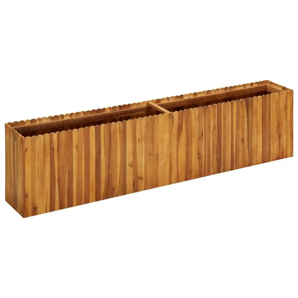 Garden Raised Bed 200x30x50 cm Solid Acacia Wood 45926