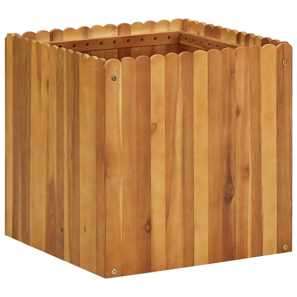 Garden Raised Bed 50x50x50 cm Solid Acacia Wood 45927