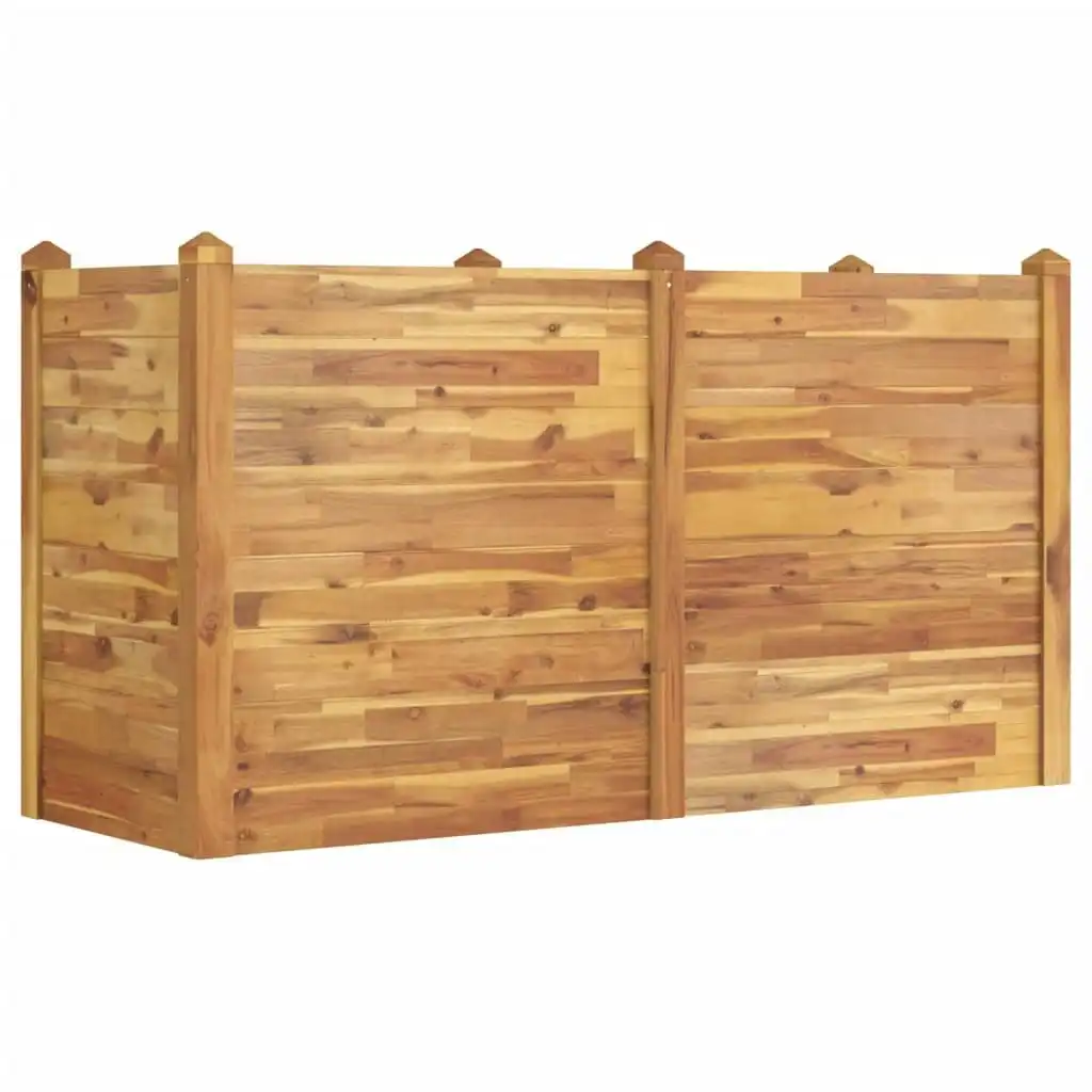 Garden Raised Bed 160x60x84 cm Solid Wood Acacia 363449