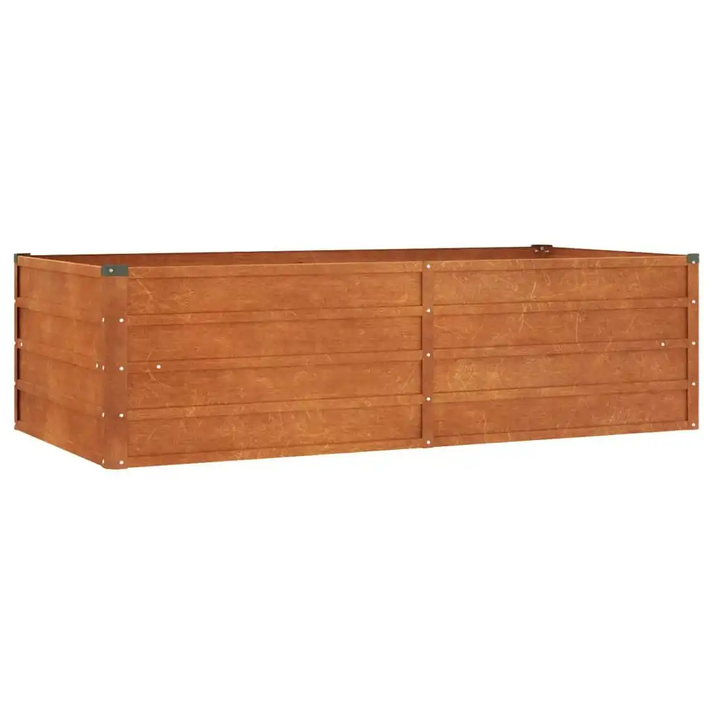 Garden Raised Bed Rusty 160x80x45 cm Corten Steel 151958