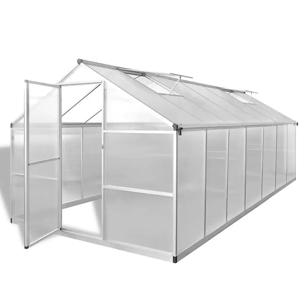 Greenhouse Reinforced Aluminium 10.53 mÂ² 43556