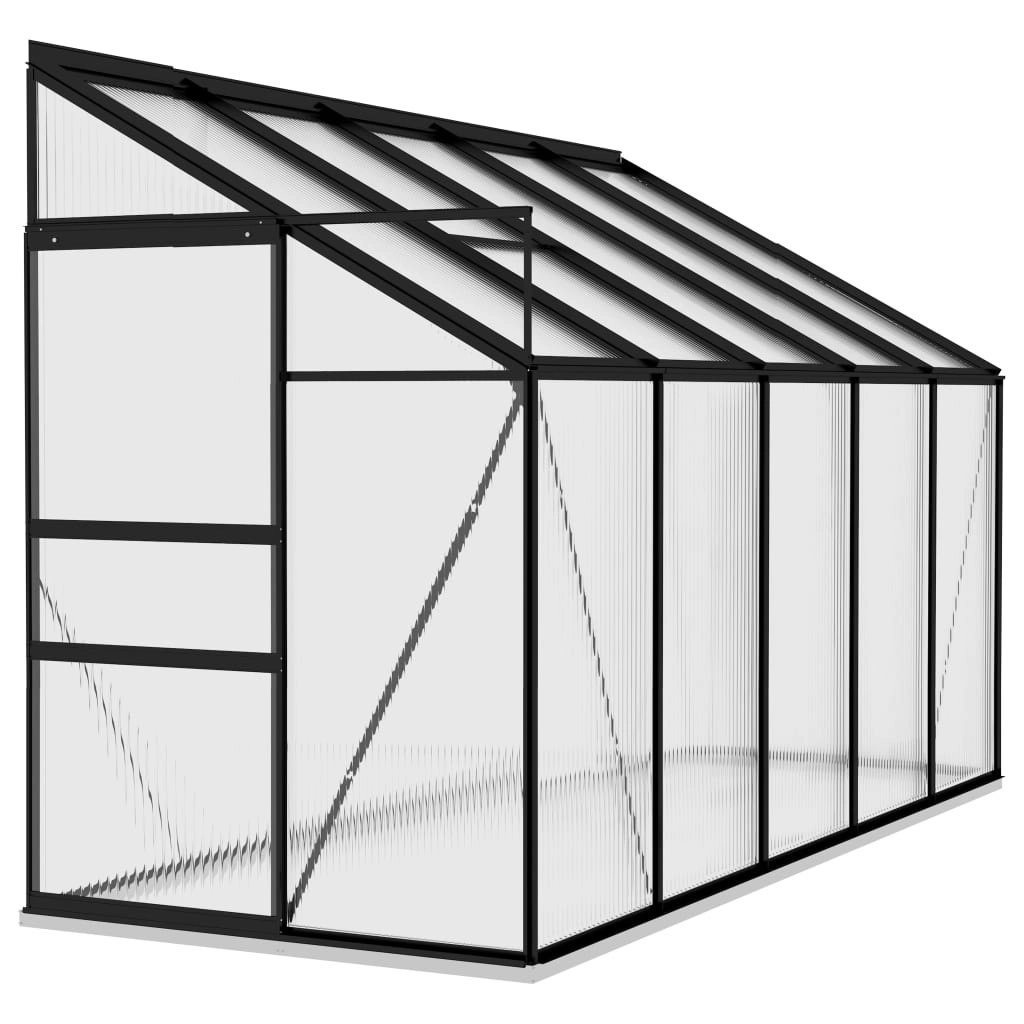 Greenhouse Anthracite Aluminium 6.5 mÂ³ 312052