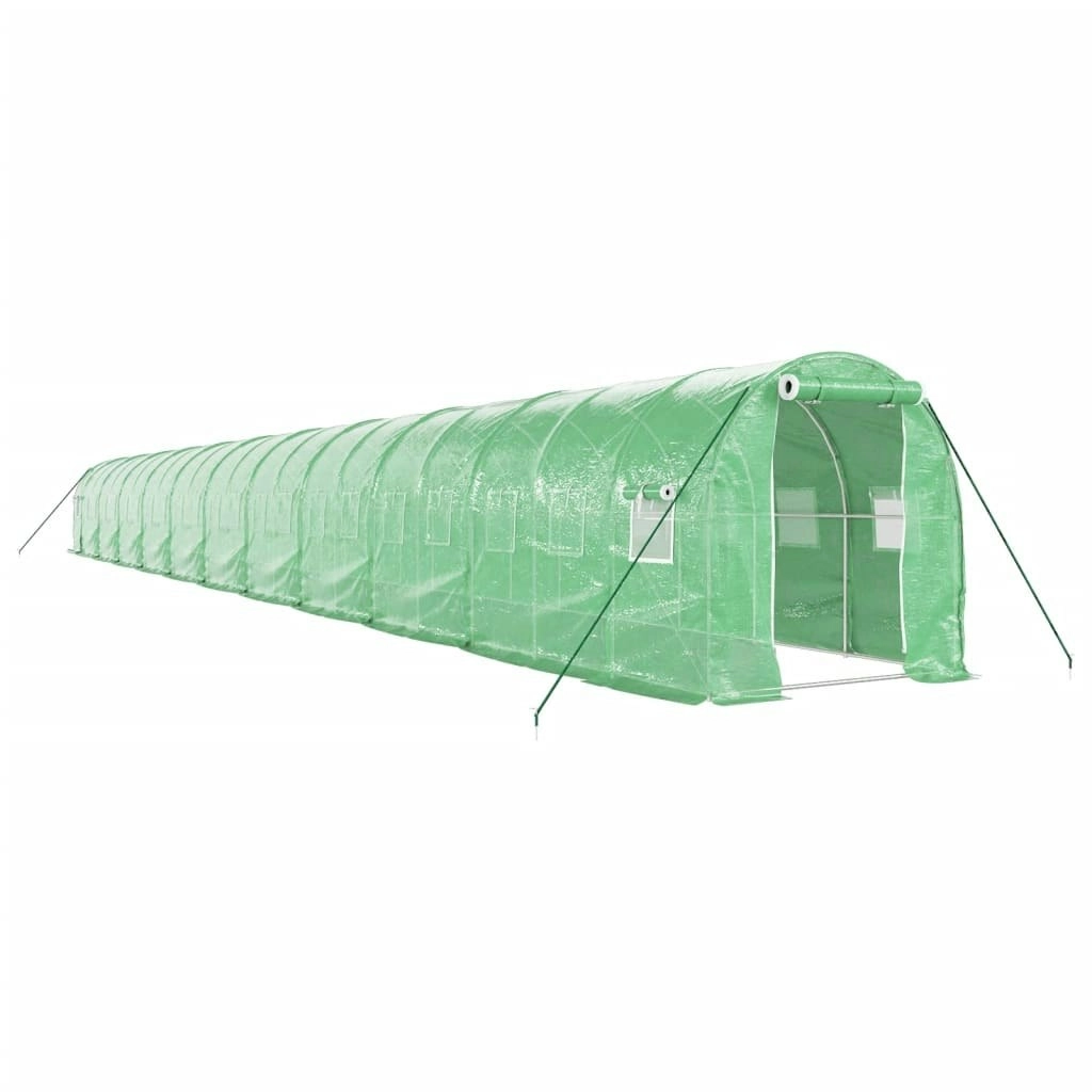 Greenhouse with Steel Frame Green 44 mÂ² 22x2x2 m 3188026