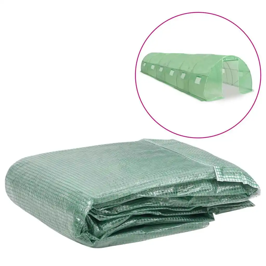 Greenhouse Replacement Cover (27 mÂ²) 300x900x200 cm Green 316432