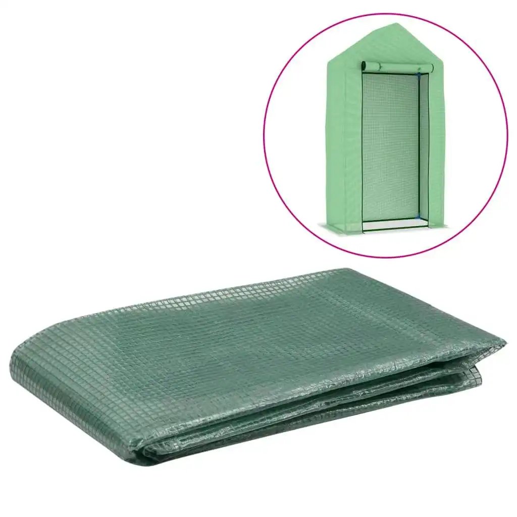 Greenhouse Replacement Cover (0.5 mÂ²) 50x100x190 cm Green 316452