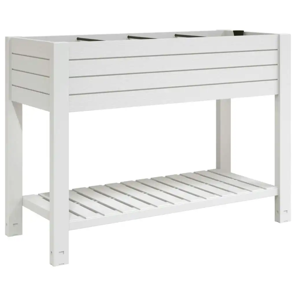 Garden Raised Bed White 110x45x79 cm Polypropylene 364177