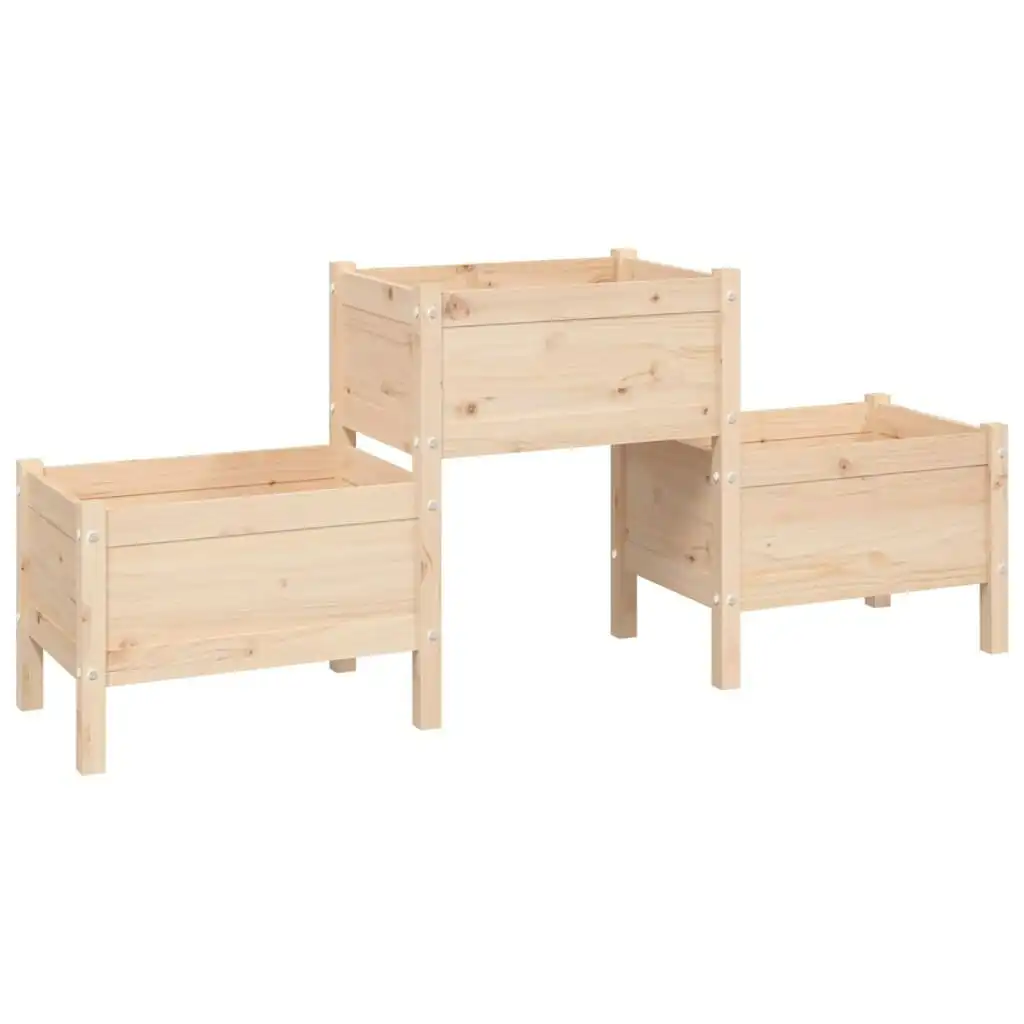 Planter 178.5x44x75 cm Solid Wood Pine 822247