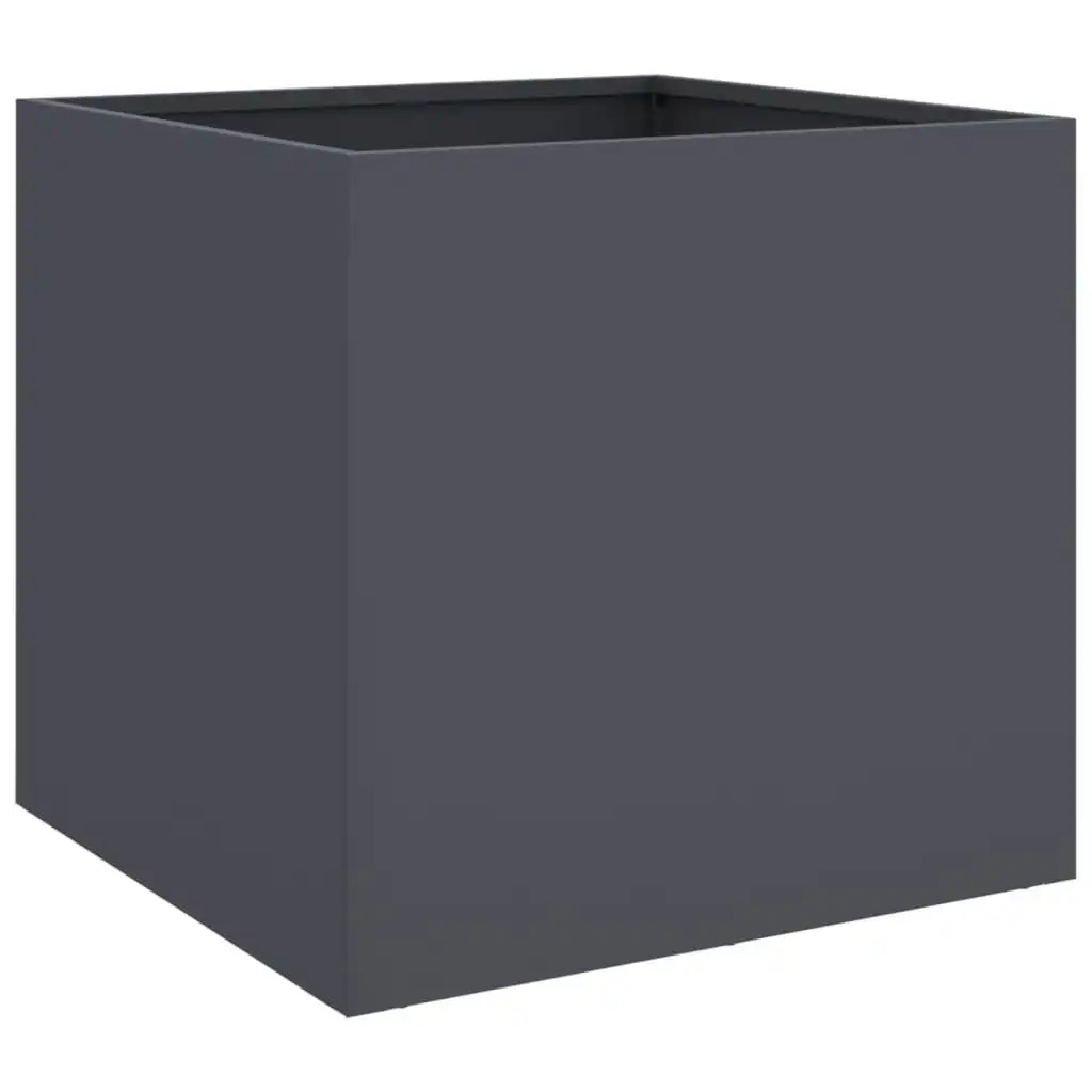 Planter Anthracite 49x47x46 cm Cold-rolled Steel 841563