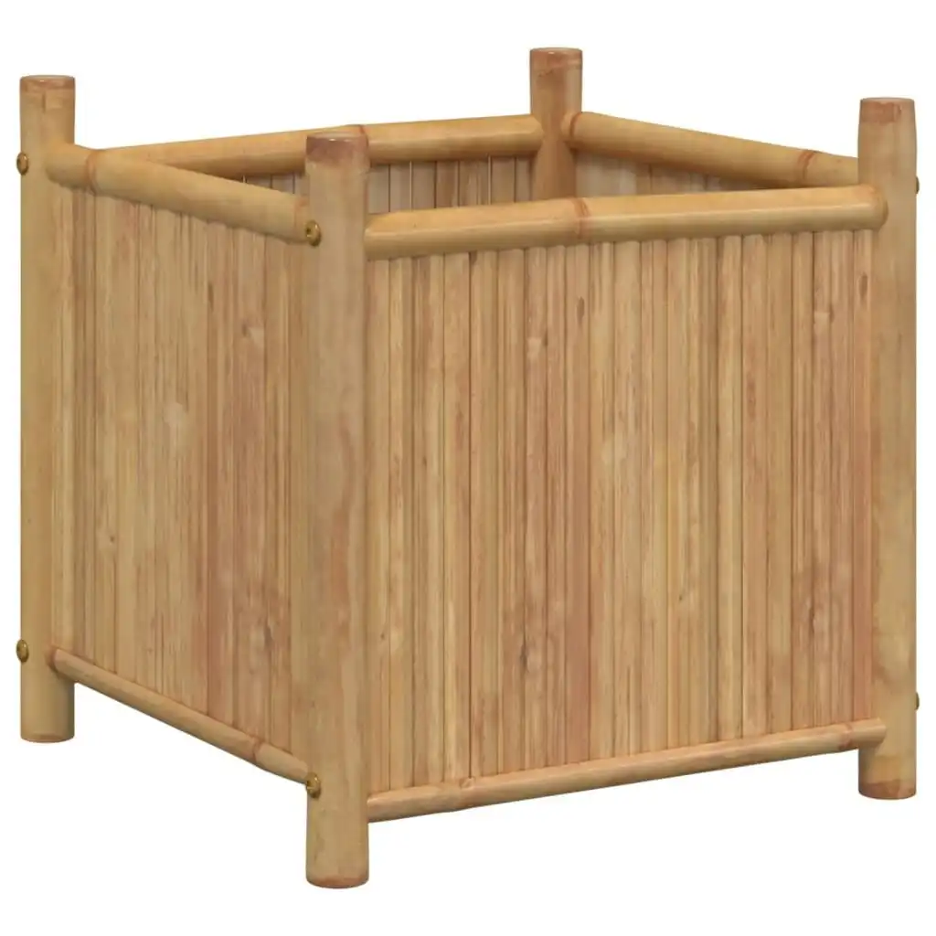 Planter 50x50x50 cm Bamboo 366465